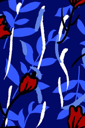 玫瑰花印花华亿平台图片