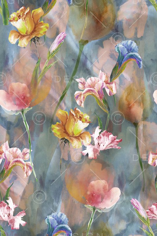 绿植树叶印花华亿平台图片