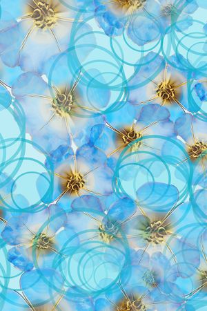 满版散花印花华亿平台图片