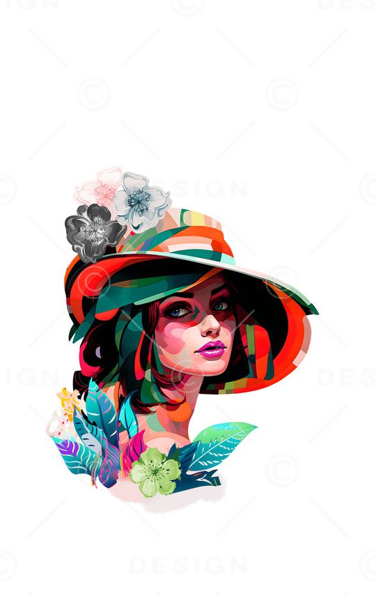 人物印花华亿平台图片