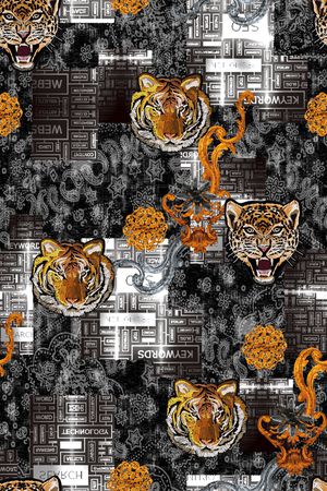 字母印花华亿平台图片