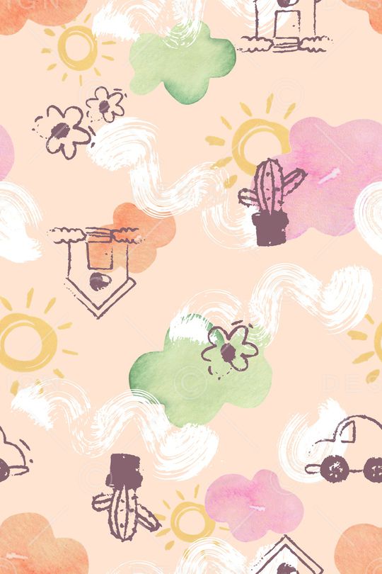 仙人掌印花华亿平台图片