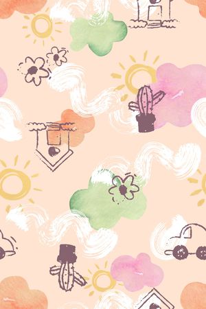 仙人掌印花华亿平台图片