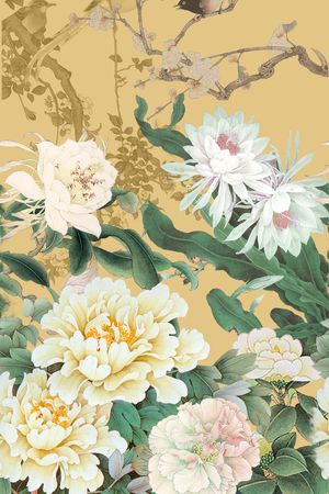 花鸟印花华亿平台图片