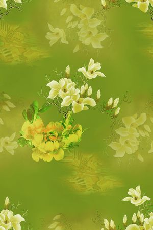 复古印花华亿平台图片