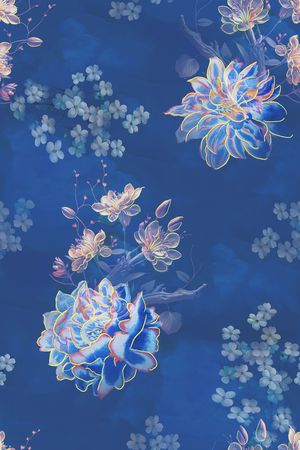 复古印花华亿平台图片