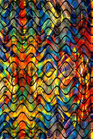 抽象印花华亿平台图片