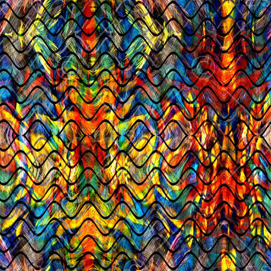 抽象印花华亿平台图片