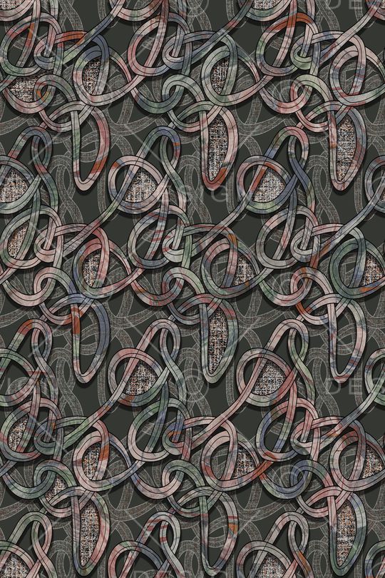 线条印花华亿平台图片