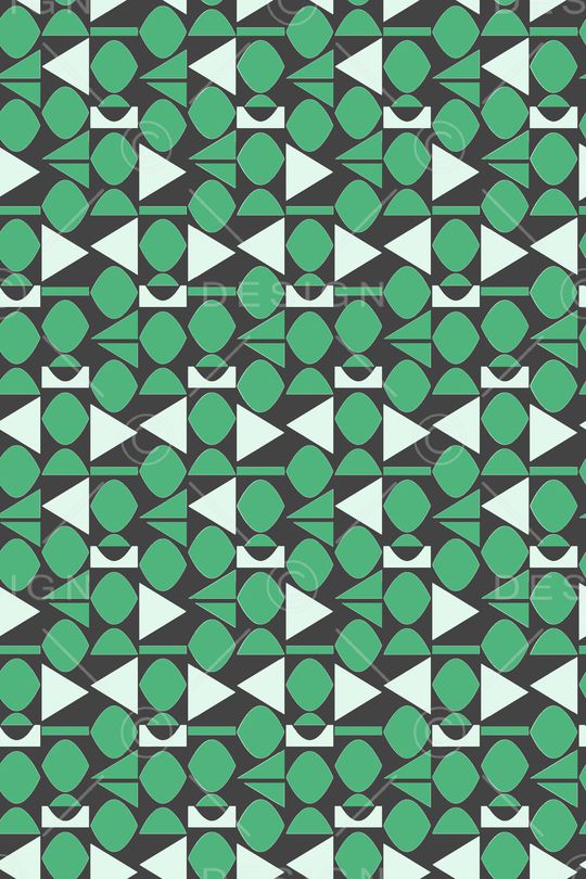 绿色印花华亿平台图片