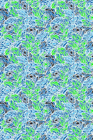 绿色印花华亿平台图片