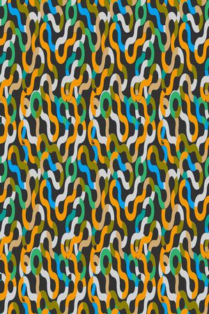 黑底印花华亿平台图片