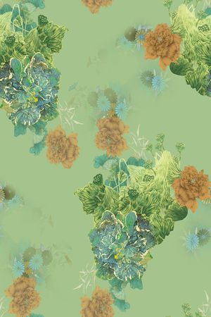 复古印花华亿平台图片