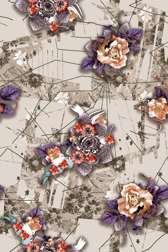 线条印花华亿平台图片