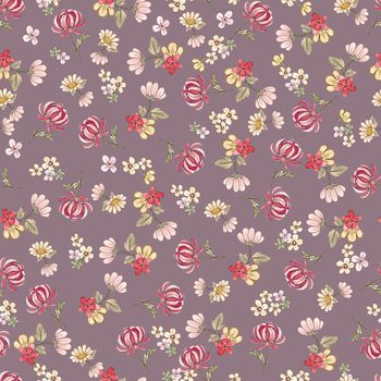 满版散花印花华亿平台图片