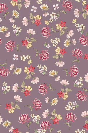 满版散花印花华亿平台图片