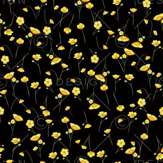 满版散花印花华亿平台图片