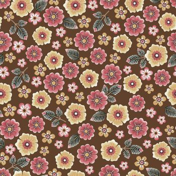 满版散花印花华亿平台图片