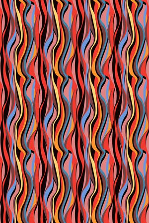 条纹印花华亿平台图片