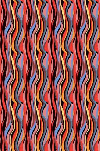 条纹印花华亿平台图片