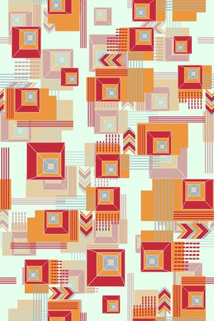 几何印花华亿平台图片