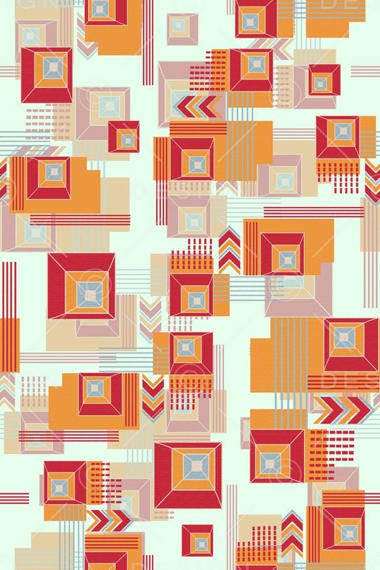 几何印花华亿平台图片