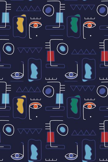 线条印花华亿平台图片