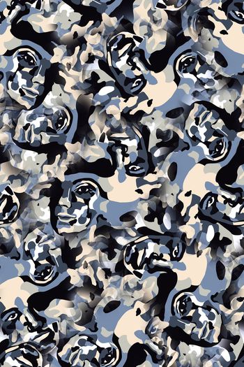 人脸印花华亿平台图片