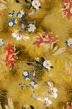 香云纱印花华亿平台图片