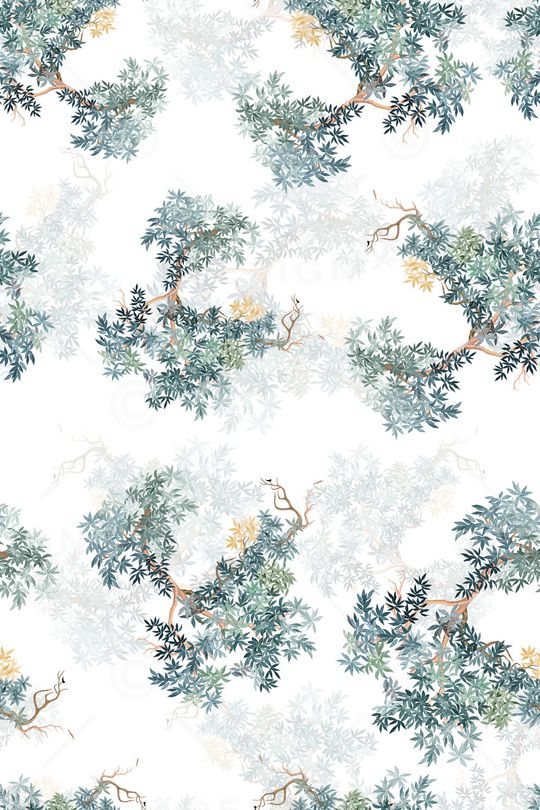 植物印花华亿平台图片