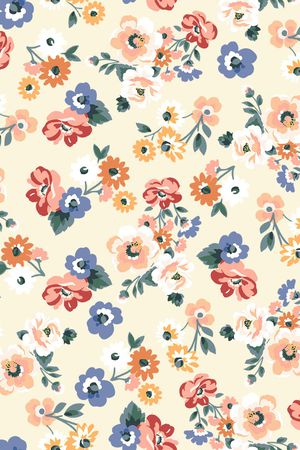 满版散花印花华亿平台图片