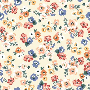 满版散花印花华亿平台图片