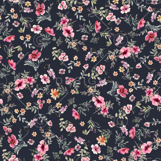 满版散花印花华亿平台图片