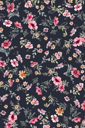 满版散花印花华亿平台图片