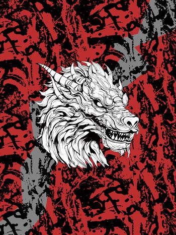 抽象印花华亿平台图片