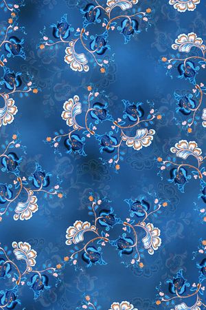 真丝印花华亿平台图片