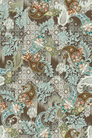 民族风印花华亿平台图片