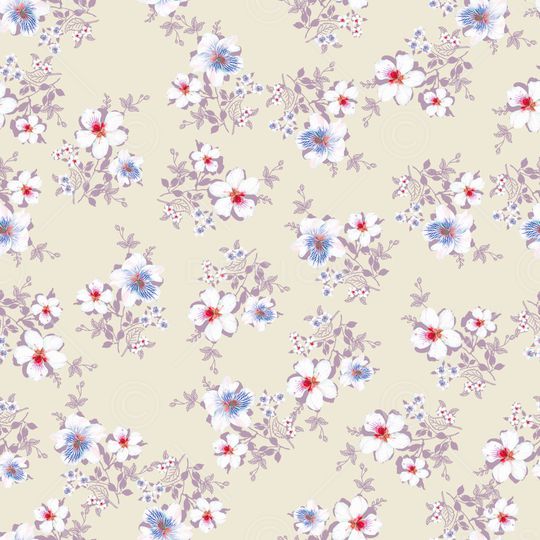 满版散花印花华亿平台图片