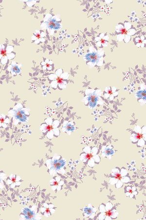 满版散花印花华亿平台图片