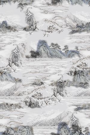 真丝印花华亿平台图片