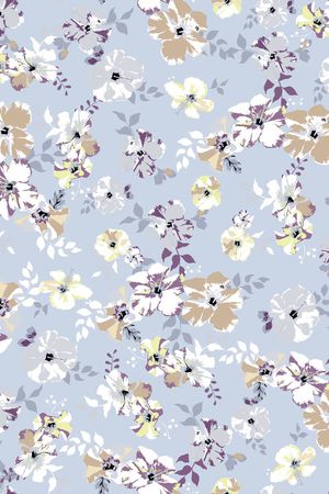 满版散花印花华亿平台图片