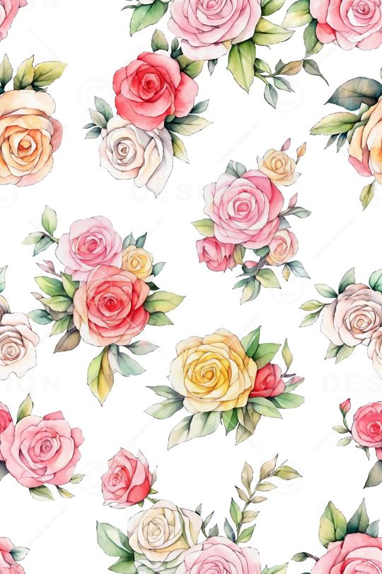 玫瑰花印花华亿平台图片