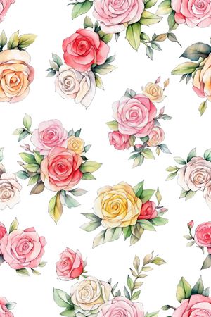 玫瑰花印花华亿平台图片