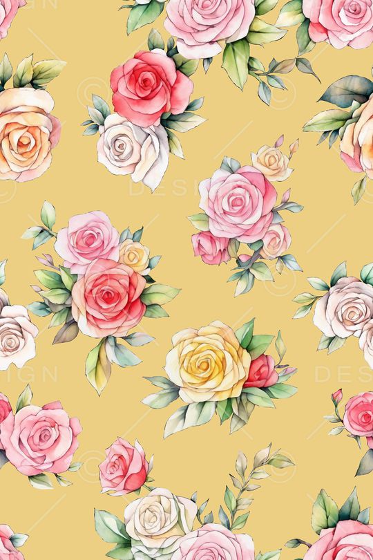 玫瑰花印花华亿平台图片