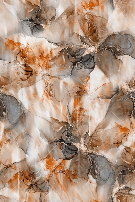 抽象花卉印花华亿平台图片