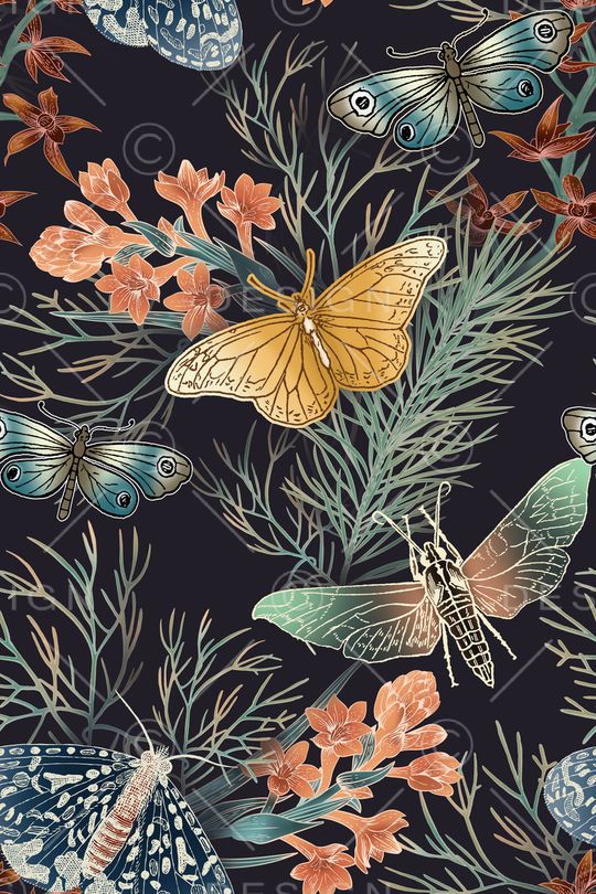 植物印花华亿平台图片