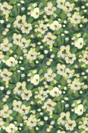 满版散花印花华亿平台图片