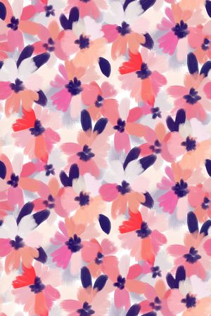 满版散花印花华亿平台图片