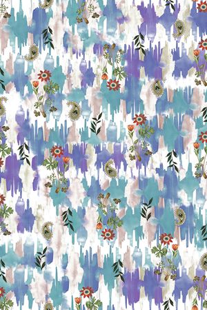 水彩印花华亿平台图片