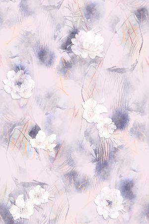 真丝印花华亿平台图片